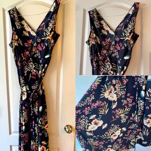 Hayden floral wrap dress